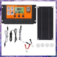(TQYV) 600W Solar Panel Kit with 100A 18V Charge Controller Solar Charging for Outdoor RV Camping Bo
