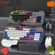 7TILOYSHOP RAIKU T16 Keyboard, Backlight USB Connection Keyboard Mouse Set,  Luminous  Lighting 104 