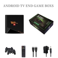 Game Android TV Box Android 10.0TX9 Pro 6K Ultra HD WiFi 2.4G Media Player 2-in-1 Console Vintage Ga
