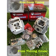 Wave125 Racing Cylinder Head 4 Valve Pro Cnc 19/22 21/24 22/25 Full Set Hhm Supercharger Free Timing Cover