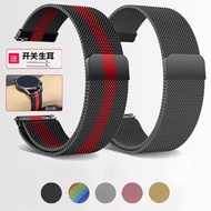 适用于华为手表表带透气米兰尼斯GT2 2pro 2e荣耀 金属 22MM 20MMSuitable for Huawei Watch Strap Breathable Milanese Nice202