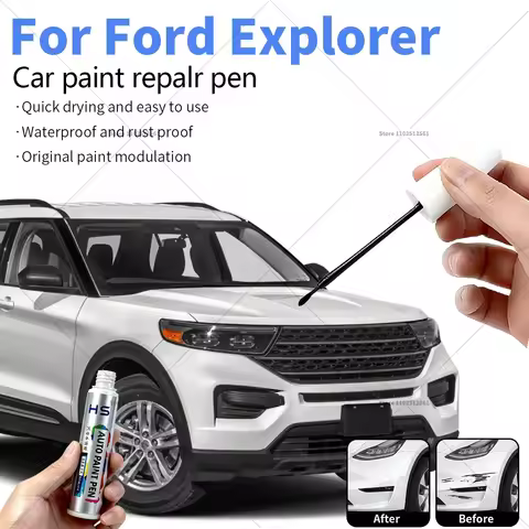 Car Paint Repair Pen For Ford Explorer Touch Up Scratch Remover DIY Auto Accessories Black 1894 C4M 