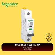 Schneider MCB IC60N ACTI9 1P 32A 6kA | A9F74132