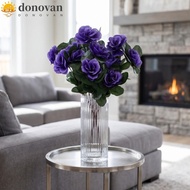 DONOVAN Artificial Azalea Flowers Branches, Floral Craft Art Real Touch Simulation Azalea Floral, Si
