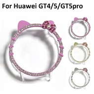 Cute Diamond Cover For Huawei watch GT 5 Case Protective Huawei watch GT 5 Pro Case Frame For Huawei