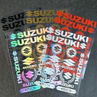 SUZUKI 一套鈴木摩托車反光貼適用於gw250 GSX250 GSX-R600 GSX-R600摩托車整流罩
