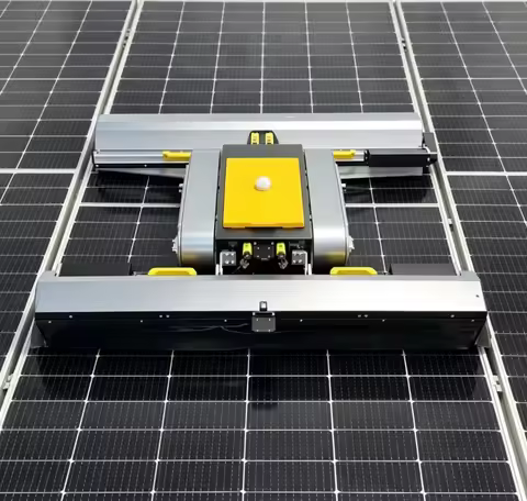 Photovoltaic Automated Cleaning Robot Photovoltaic Module Automatic Cleaning Equipment with Long Bat