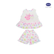 ENFANT BASIC ชุดเสื้อผ้าเด็กอ่อน สำหรับ3เดือน-2ปี (ผ้าป่าน) ED1DF3