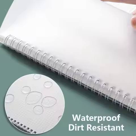 A5/B5/A4 Coil Notebook Grids/Blank/Horizontal Line 80Sheets Spiral Notebook Flip Over Sketchbook Sch