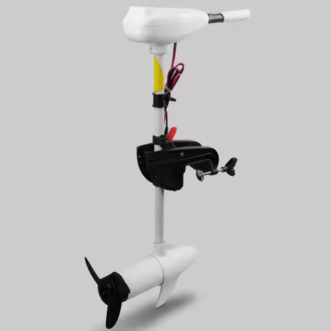 New 86LBS Electric Trolling Motor Inflatable Boat Outboard Engine Fishing White For Salt Water Using