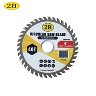 2B Circular Saw Blade Disc 40T 4" For Wood Cutting Smooth Rip Cross Cut Plywood Hardwood CBW4-40