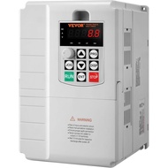 VEVOR VFD 10HP, 7.5KW, 34A, 1 Phase 220V-240V Input to 3 Phase 220V-240V Output Variable Frequency D