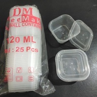 Promo promo THINWALL DM 120 ML SQUARE MINI - ( 120ML SQ Mini ) - ISI 2