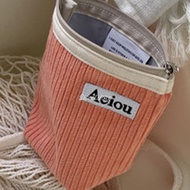 LASGO [Spot] South Korea Aeiou purchasing swan corduroy striped casual all-match solid color large-c