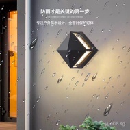 LED Outdoor Wall Lamp Pillar Head Lamp Courtyard Lawn Lamp Fence Pillar Lamp Waterproof Garden Villa