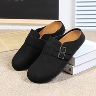 Men Men's Mules Men's Half-Support Shoes Fashion Lazy Shoes