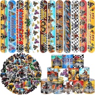 74 PCS Four Wheeler ATV Party Favors, 24 PCS ATV Slap Bracelets 50 PCS ATV Stickers ATV Birthday Par