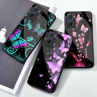 Xiaomi Glitter Glass Softcase poco F6 F5 F4 C65 C75 M6 PRO REDMI 12 12C 13 13C 14C NOTE 8 9 11 12 13