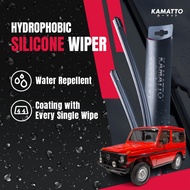 Kamatto Wiper Mercedes Benz G-Class W460 3-Door Station Wagon (1979-1991) Hydrophobic Silicone Water