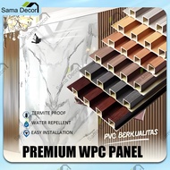 Fluted Wall Panel 2900MM*160MM*24MM Wood Strip Series WPC Panel Wall Board Hiasan Dinding