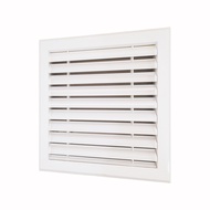 Cửa gió nan Z Louver vuông 200x200/ 250x250/ 300x300/ 350x350mm (kèm lưới chắn côn trùng)