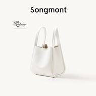 Songmont Medium Vegan leather Song Bag Cubing Bag for women Handle bag fashion