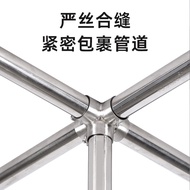19/25/32mm Round tube connector4Points6Aluminum three-way connector, 1/2 inch stainless steel pipe f