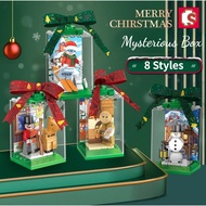 SEMBO building blocks Christmas series mysterious Christmas building blocks