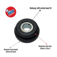 Mounting Bosh Bushing M10 For Bolts 14 Rubber Boss Hole M10