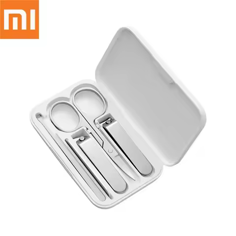 Original Xiaomi Mijia Manicure Nail Clippers Pedicure Set Portable Travel Hygiene Kit Stainless Stee
