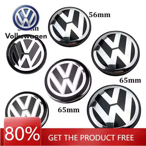 Hub Caps 4pcs Volkswagen Wheel Center Hub Caps 56mm 65mm 70mm wheel cover accessories for VW Golf 4 
