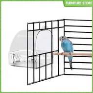 [Wishshopeelxj] Bird Bath Cage Accessories Bird Bathtub for Lovebirds Parrots Cockatiel