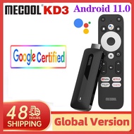 Mecool KD3 TV Stick Amlogic S905Y4 Smart TV Box Android 11 2GB 8GB  Certified 4K AV1 H.265 2.4G&amp;5G Wifi BT5.0 TV Dongle