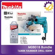 Makita M0801B, 16mm Hammer Drill 500W, Suitable For HDB Home Wall Drilling, SG Stock