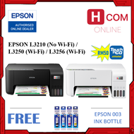 [FAST SHIP] Epson All In One Ink Tank Printer L3210 /L3250/L3256/L121/L1210/L3550  Print Scan Copy/ 