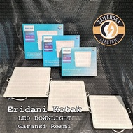 PHILIPS Downlight LED Eridani DL190B SQUARE 220V - 9W 4" 13W 5"/ 16W 6"/