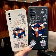 Rubik's Cube LENS PROTECTOR PRINTING case oppo a3x a15 a1k c2 a31 2020 a37 a39 a3s c2 a53 a33 a54 a7