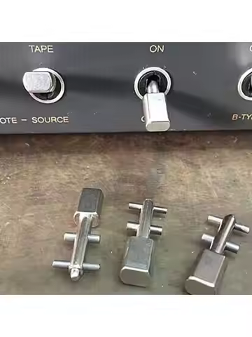 F62C 1PC for REVOX B77, B710, STUDER A710, PR99 Toggle Switch with Knob Chrome