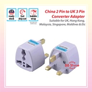 3-Pin Universal Adapter Plug Head UK 3 Pin Malaysia China Plug Socket US/EU/AU to UK Plug Adaptor