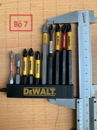 Bộ mũi vít PH1 PH2 PH3 SL6 SL8 đầu chuyển bu lông đầu nối vít đầu bắn tôn Dewalt thông dụng