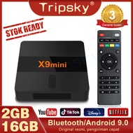 Android Tv Box X9mini Ram 2GB Rom 16GB Bluetooth Tv Box 5G wifi 4K Smart Tv Box Android 9.0