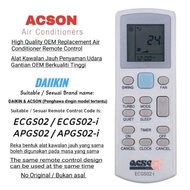 Acson Air Cond Air Conditioner Replacement Remote Control APGS02-i/ECGS02-i