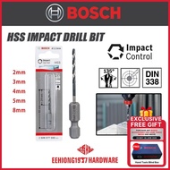 BOSCH 2mm-8mm HSS Impact Drill Bit Impact Control Twist Drill Bit Metal Drill Bit
