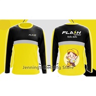 3D 3D qingshan Express Delivery Long-Sleeved Shirt Flash Rider
