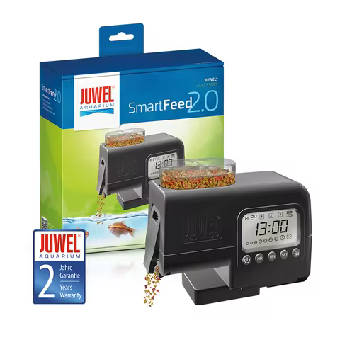 JUWEL Aquarium SmartFeed 2.0 Premium Automatic Programmed Individually Fish Feeder for Granulate Fak