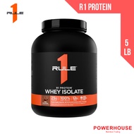 Rule 1 Protein 100% Whey Isolate & Hydrolyzed Whey Protein Isolate, 5lb [R1 Protein, Muscle Recovery