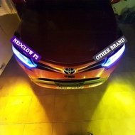 READYSTOK 2PCS NEOGLOW H11 LED HEADLIGHT SUPER BRIGH NOVA 100W 15000LUMENS 3000K WARNA KUNING LAMPU 
