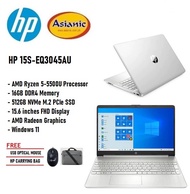 HP 15S-EQ3045AU AMD Ryzen 5 5500U 16GB Laptop free Optical Mouse