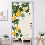 Japanese-style Bedroom living room toilet decorative partition long Door curtain Chinese style bedroom kitchen short Door curtain