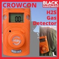 BLACK HARDWARE CROWCON Petronas Safety OIL GAS SMOKE Sensor BADGE DETECTOR H2S Oxygen Hydrogen Sulfi